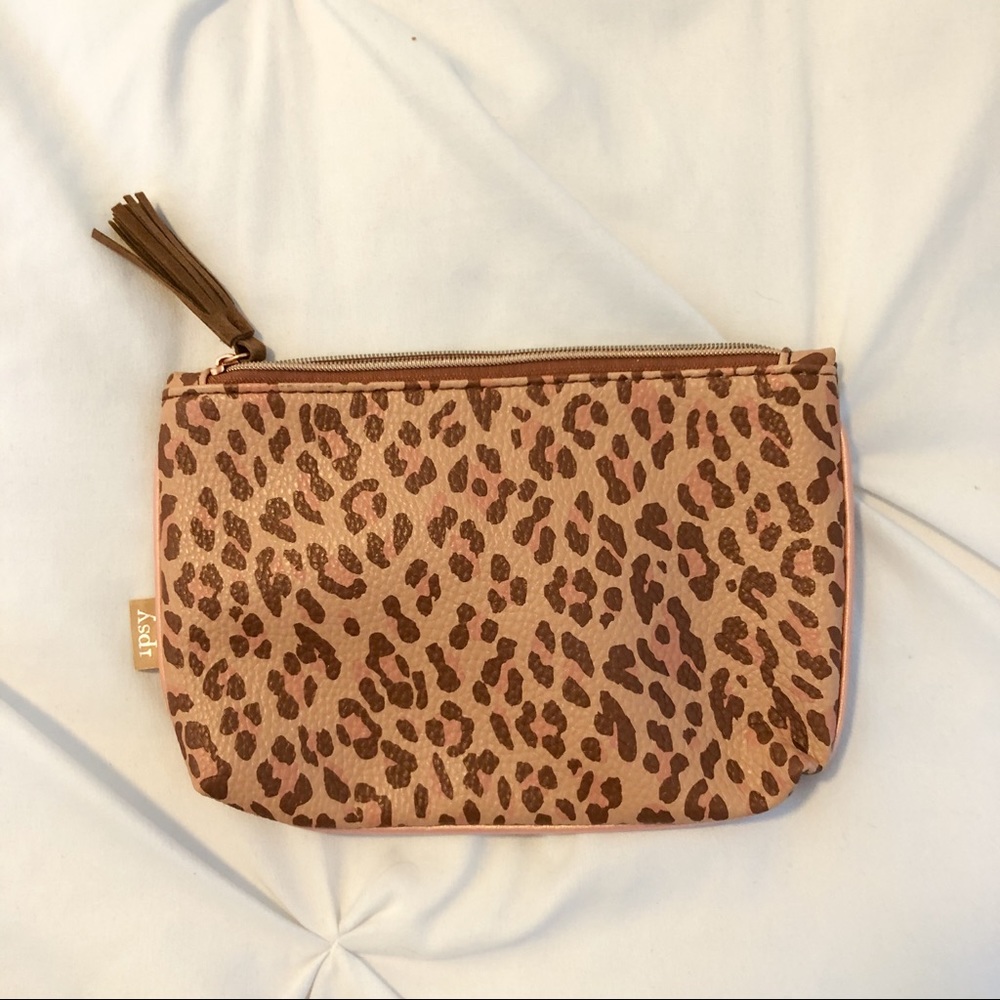 IPSY Cheetah Print Makeup Bag